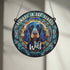 Cocker (Working) Black Memorial Stained Glass Effect Suncatcher